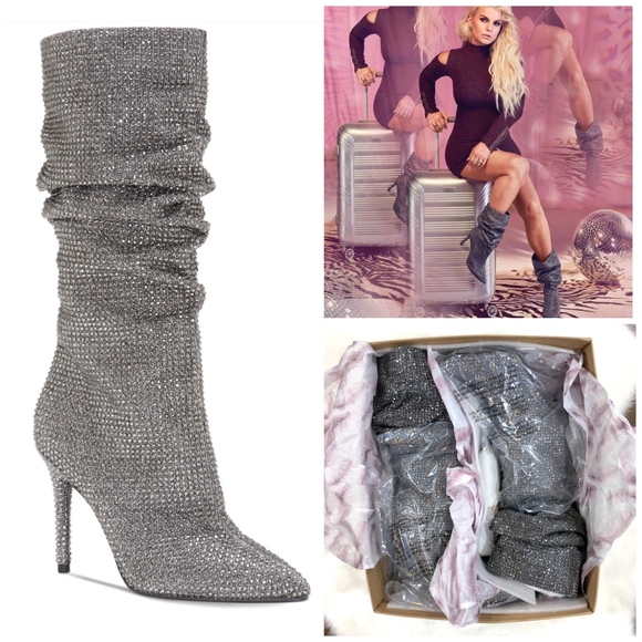jessica simpson crystal boots